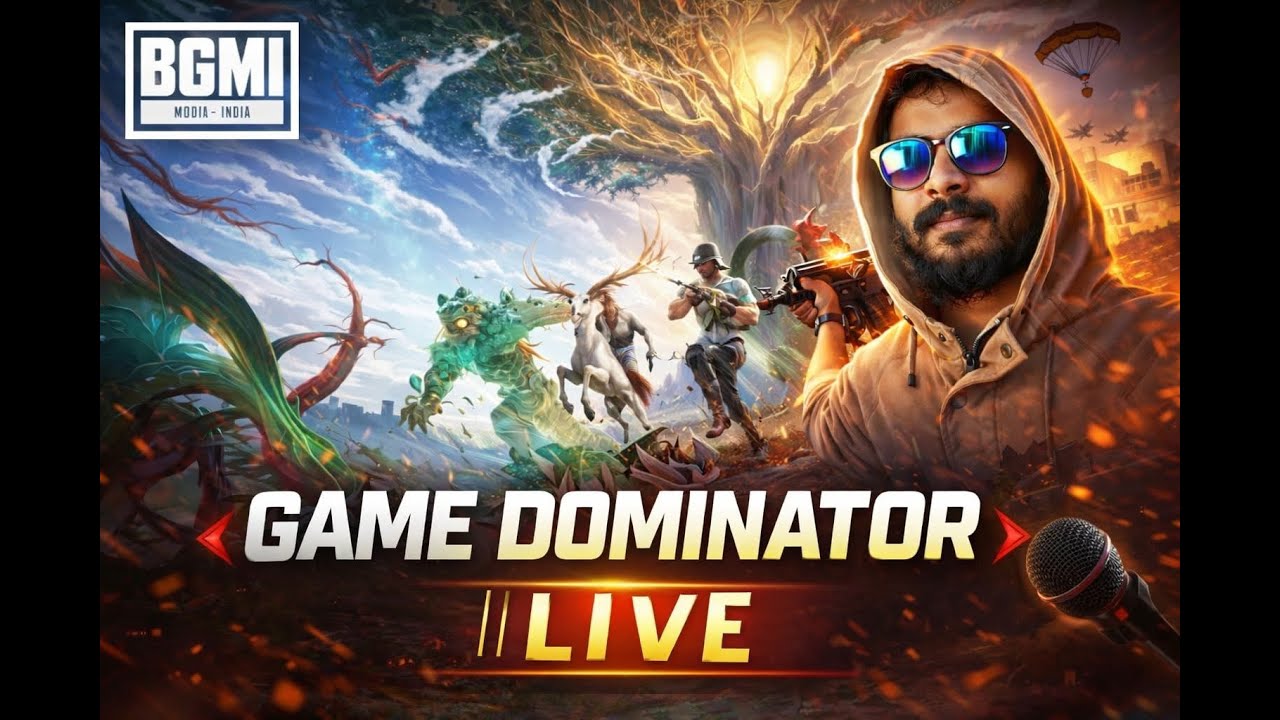 Game Dominator|-Bgmi Live—Ruch gameplay || Intense fights%