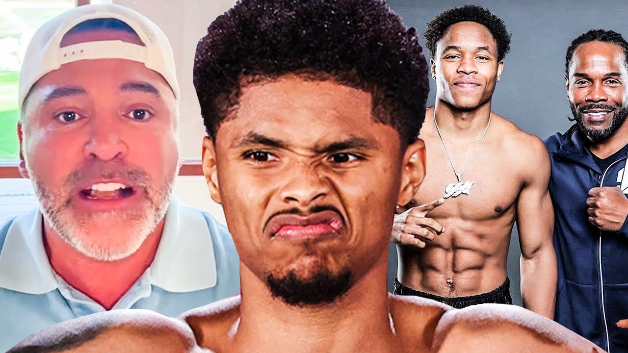 Shakur Stevenson REACTS to De La Hoya SLAMMING Kid Austin fight