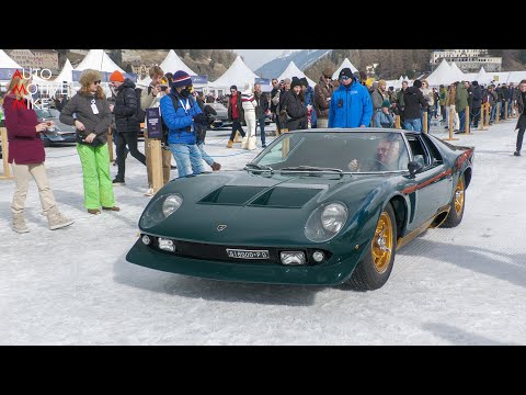 One-Off 1968 Lamborghini Miura P400 S ‘Millechiodi’ - The ICE St. Moritz 2023