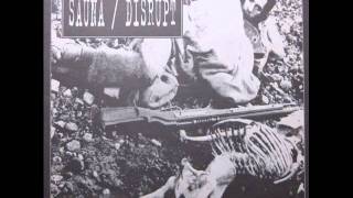 SAUNA / DISRUPT - People Killing People (USED LP) - NAT RECORDS