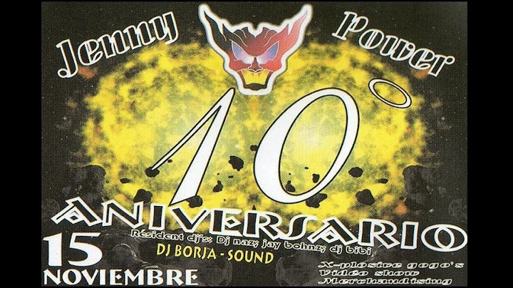 Jenny Power - 10 aniversario - 15/11/2003 - Dj's N...