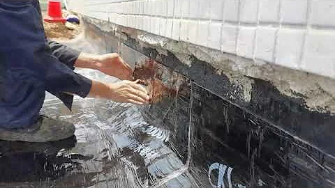 CKS Keshun self-adhesive modified bitumen waterproof sheet  membrane application guidance steps