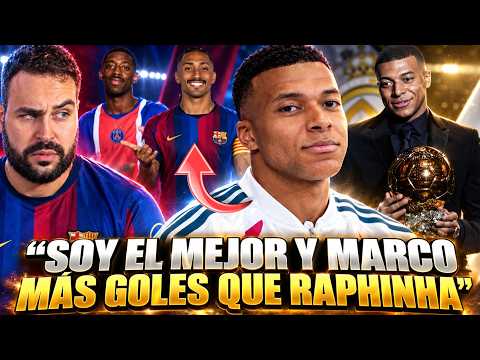 💥MBAPPÉ: "SOY el MEJOR y MARCO MÁS GOLES que RAPHINHA" ¡Un EGO que DESTRUIRÁ al REAL MADRID!
