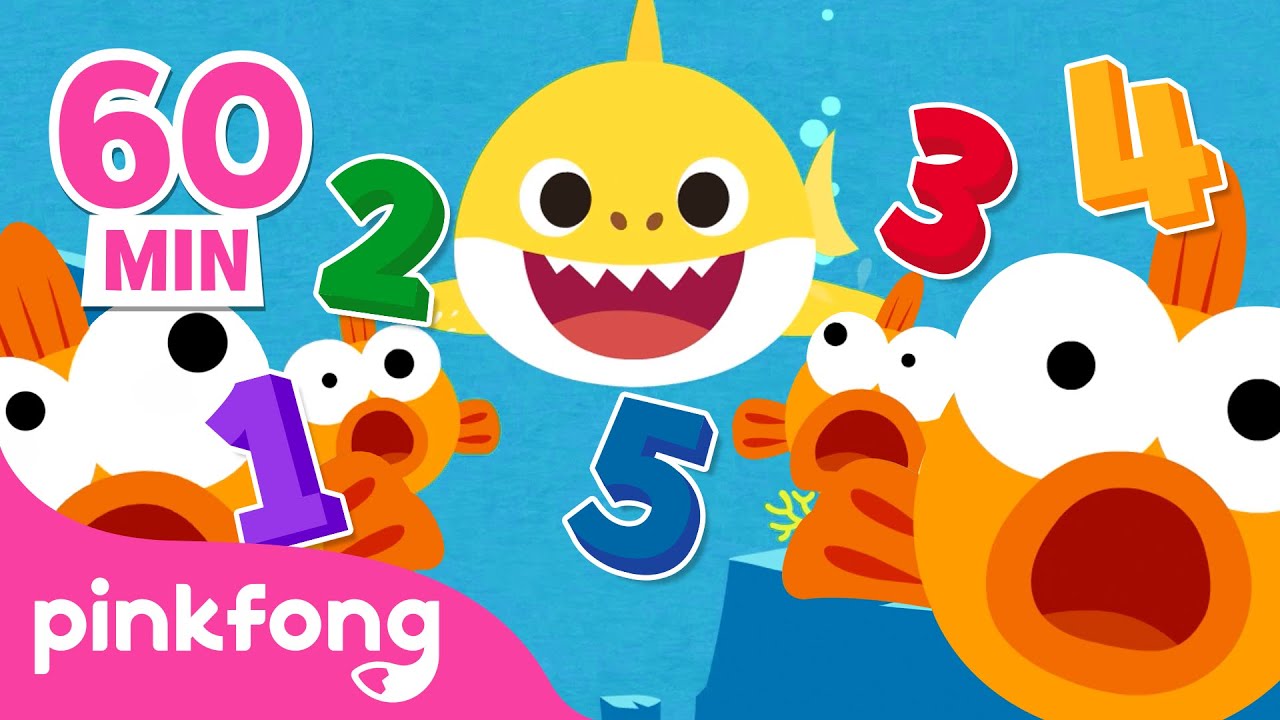 Bébé Requin ABC et 123 | Anglais x Français | +Comptines Bébé | Pinkfong ! Chansons pour Enfants