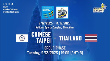 Chinese Taipei - Thailand | IKF Korfball Asia Cup 2025