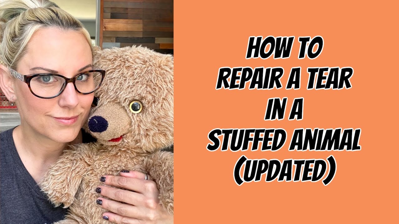 How to Sew Up a Hole in a Stuffed Animal UPDATED - YouTube