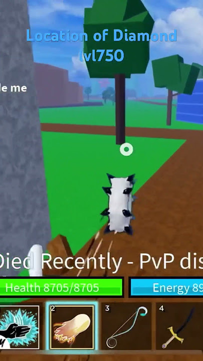 Diamond Boss location 2nd sea #bloxfruits