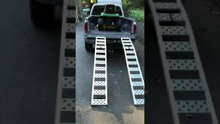 Mower Loading Ramps: Straight or Curved... Which is Safer?