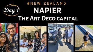 A trip to NAPIER from Wellington || Vintage Car Ride || Day 1 || New Zealand Vlogs