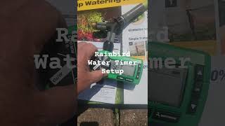Rainbird Water Timer Setup#gardening#watering#soil#landscape#diytomato