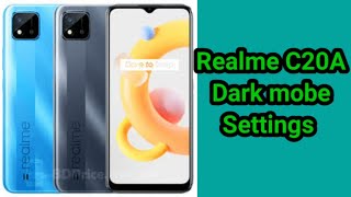 Realme C20A Dark Mode Settings, How To Dark Mode in Realme C20A