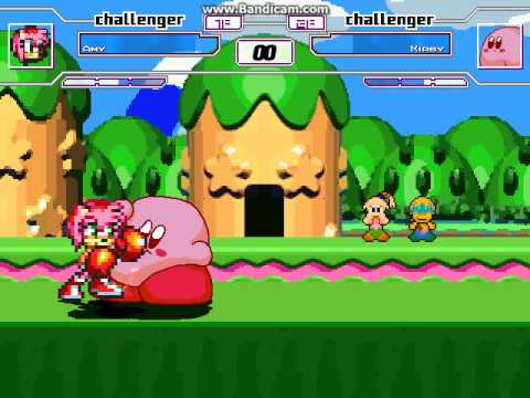 TBM Mugen Match #19 - Amy Rose (me) vs. Kirby (Arcade) - YouTube