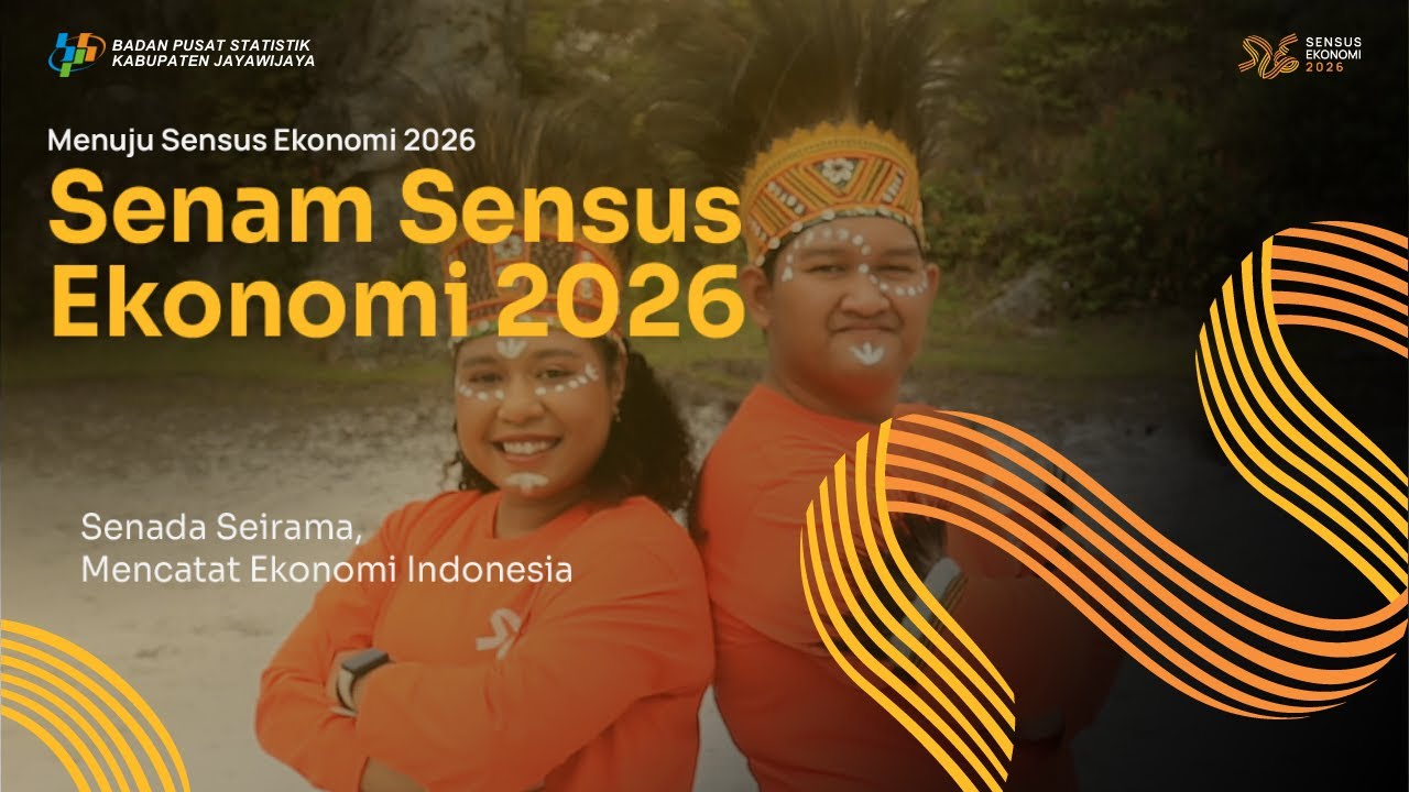 Senam Sensus Ekonomi 2026 BPS Kabupaten Jayawijaya - Senada Seirama, Mencatat Ekonomi Indonesia
