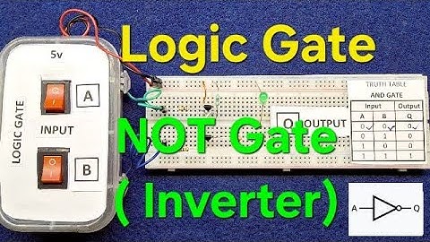 Logic Gate #2 | NOT Gate (Inverter)  using Transistor