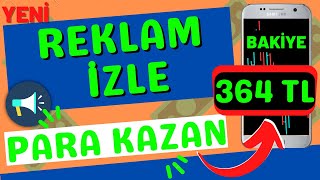 REKLAM İZLEYEREK BİR GÜNDE 364 TL PARA KAZANMAK ! BASİT ! İNTERNETTEN PARA KAZANMA