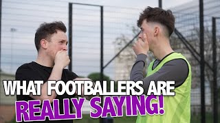 What Footballers Say When They Cover Their Mouths | Short Stuff | BBC Scotland