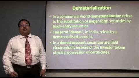 Must Know facts About: Dematerialization, Depositories, Buying and Selling of Securities