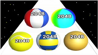 2048 Balls Fun Runner Games - Gameplay Walkthrough - Levels 1-15 Mod Arcade