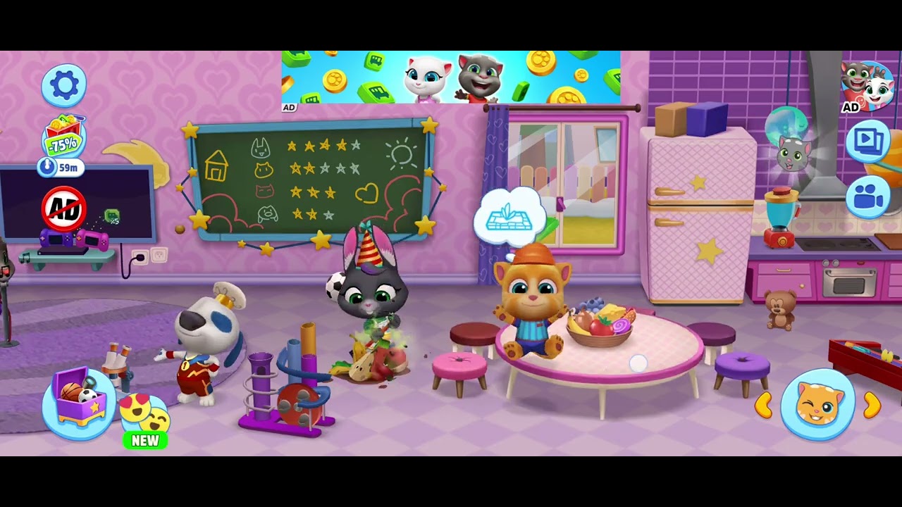 #mytalkingtom #mytalkingangela2 #mytalkingtom2 #gameplay #games 