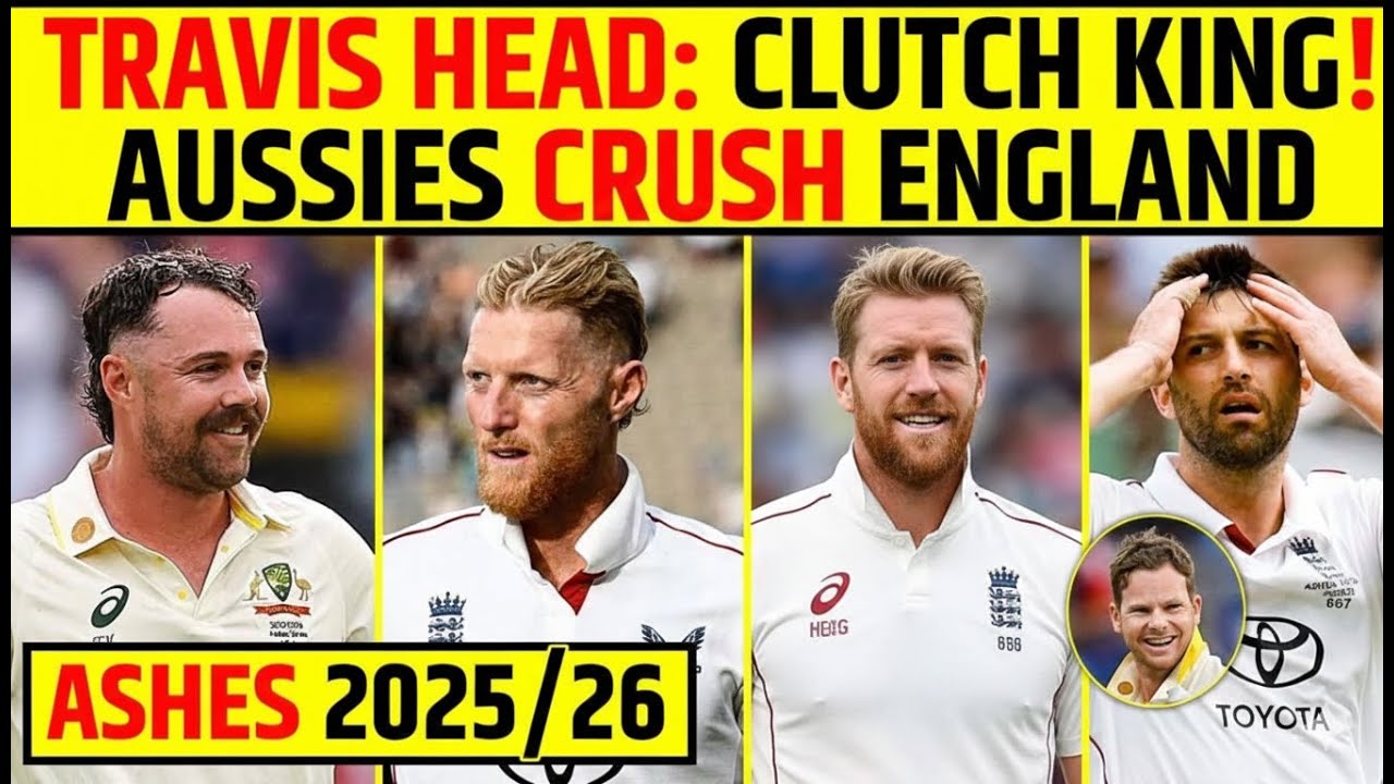 Ashes 2025-26 Day 2: Travis Head Century Dominates England ⚡