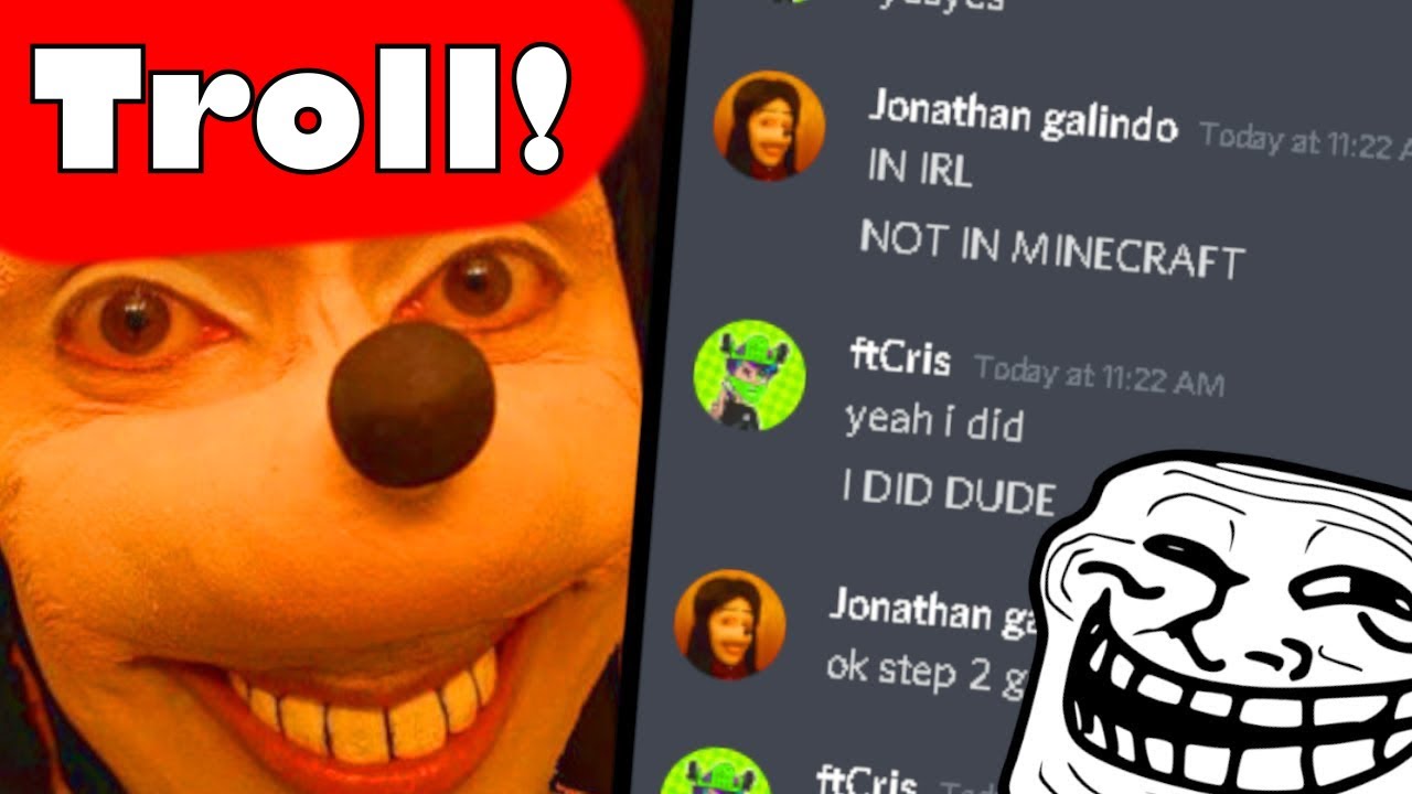 Trolling as a FAKE Jonathan Galindo Account Again...