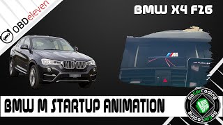 BMW M STARTUP ANIMATION ACTIVATION | BMW X4 F26 | #OBDELEVEN CODING