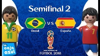 Brasil vs España - Semifinal 2 - Mini Mundial de Fútbol 2018