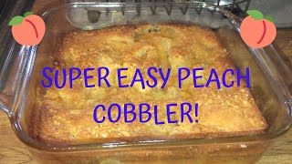 Crazy Crust Peach Cobbler