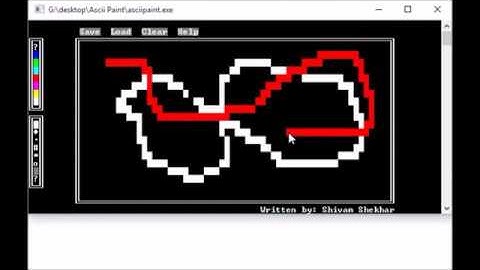 Games in C: ASCII Paint