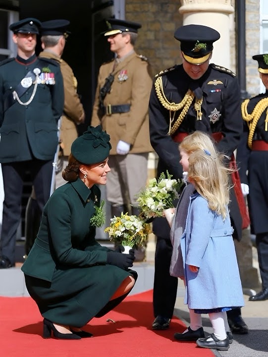 She so lovely Princess Catherine having lovely moments with this little girls