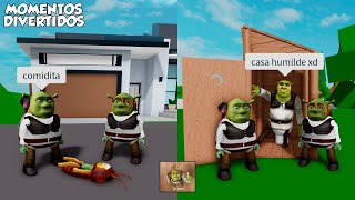 BROOKHAVEN MOMENTOS DIVERTIDOS VESTIDOS DE SHREK (ROBLOX)