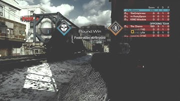 6second 1v4 Competitive clutch Call of duty Ghosts!!