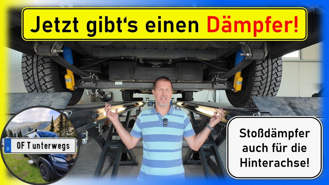 Wenn Fahrwerk, dann richtig! Stoßdämpfer Bilstein B6 für die Hinterachse von Ducato, Boxer, Jumper!