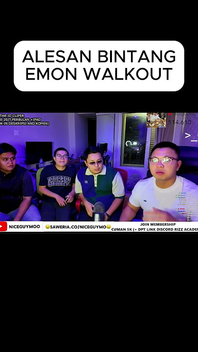 alesan bintang emon sampe walkout di stream bigmo