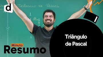 MATEMÁTICA: TRIÂNGULO DE PASCAL | MINUTO RESUMO | DESCOMPLICA