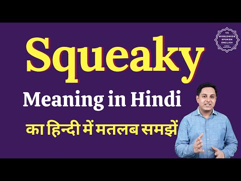 Squeaky meaning in
