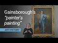 Why is gainsboroughs blue boy so famous  national gallery
