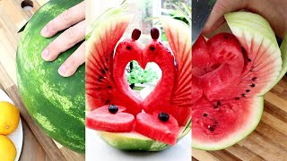 Creative Food Ideas | Fun Food For Kids | Watermelon Bird Carving