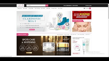 [Chia sẻ source free] Source code bán hàng mỹ phẩm cực đẹp php + hướng dẫn cài đặt
