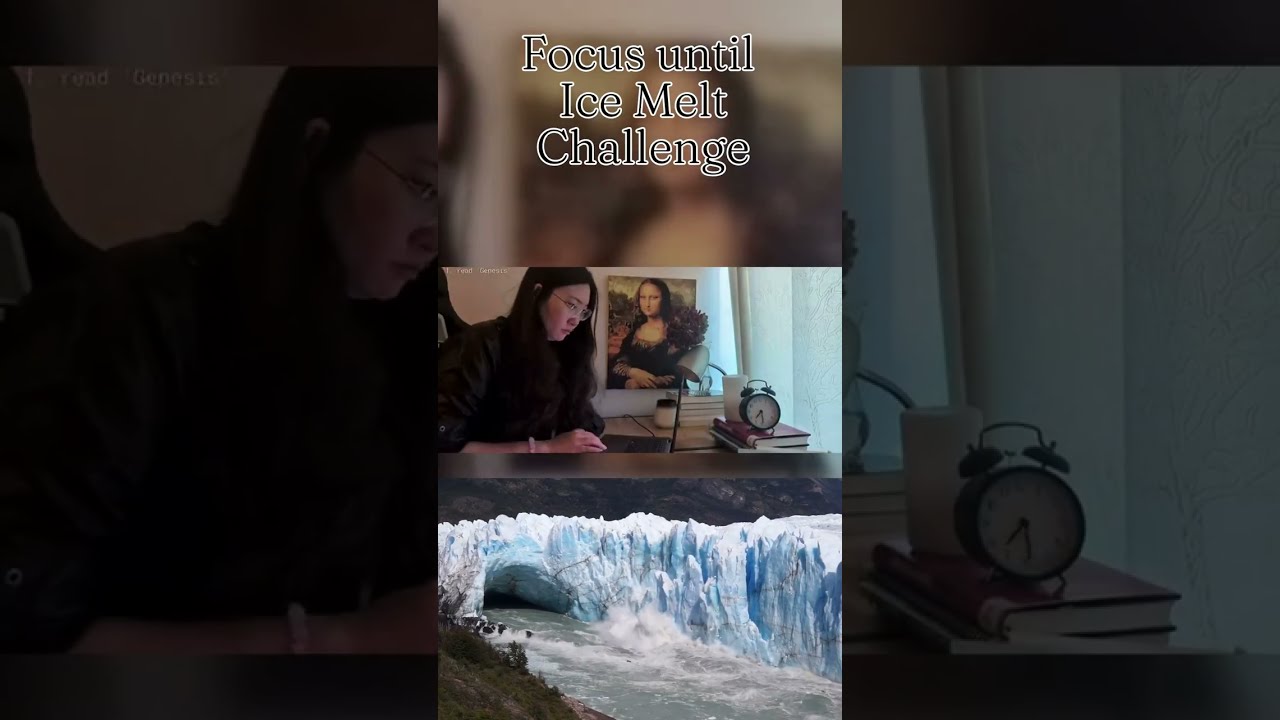 Focus until ice melt challenge 🧊
