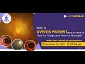 Walk in uveitis patient