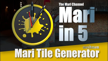 Mari Tile Generator tutorial | Create your own tileable textures inside Mari | Mari in 5