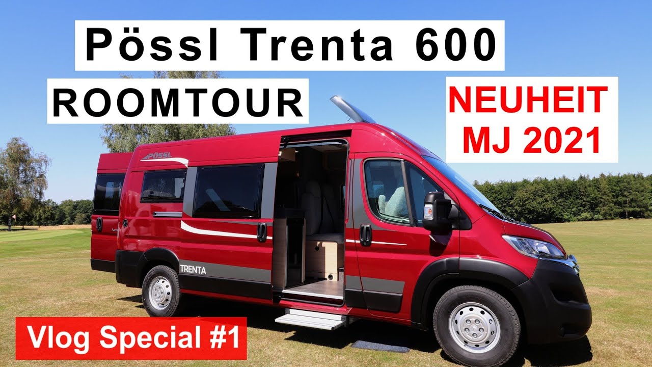 Possl Trenta 600 Neuheit Mj 21 Kastenwagen Vorstellung Roomtour 6 M Festbad Mit Schiebetur Youtube
