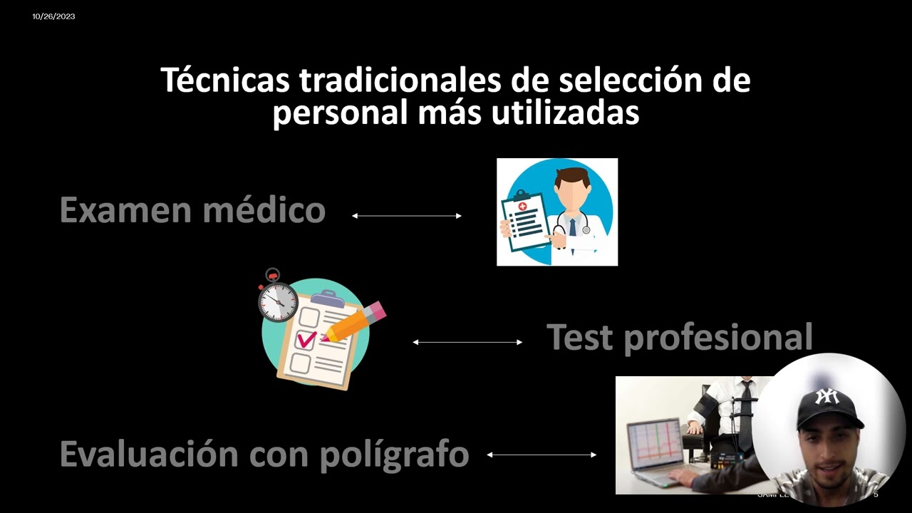 TECNICAS DE SELECCIÓN MÁS UTILIZADAS POR LAS EMPRESAS  - PROCESOS DE CAPITAL HUMANO