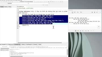 Cách sử dụng ghi chú (comment) trong lập trình C++