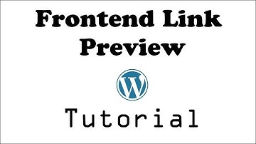 WP Link Preview with youtube video embeder
