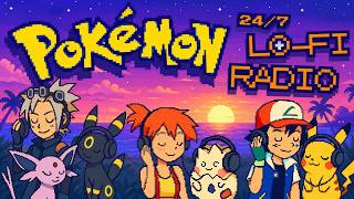 Pokémon Lo-Fi 24/7 Radio ✨ Chill & Nostalgic Music for Study, Focus & Relaxation