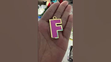 Customized Letter Keychain l Relia Metal