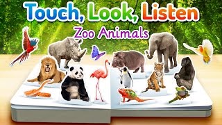 Zoo Animals Touch, Look, Listen - First Words App for Kids (iPad, Android, Kindle Fire) screenshot 4