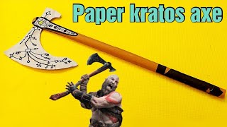 How to make kratos axe | God of war | Paper axe | How to make axe
